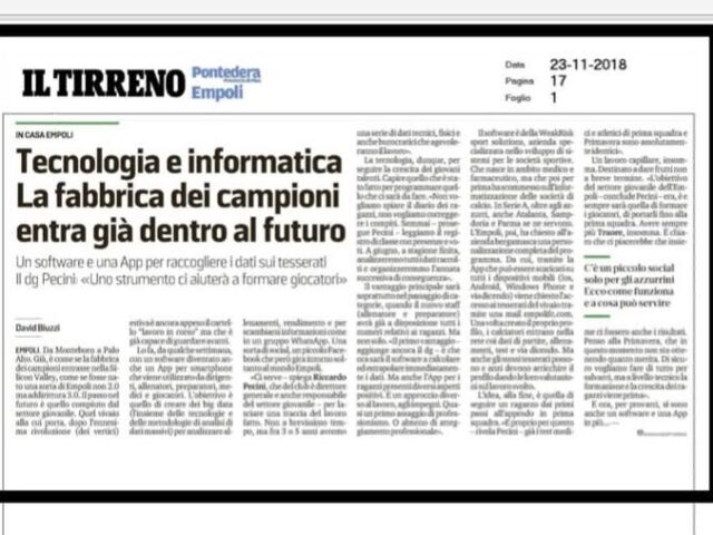 IL Tirreno - Tecnologia e informatica La fabbrica dei campioni entra già dentro al futuro